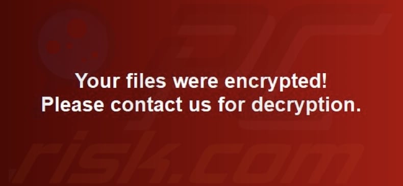 REVRAC ransomware wallpaper