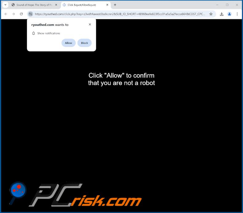 ryouthed[.]com website appearance (GIF)