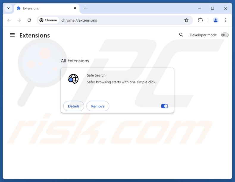 Removing searchvaultly.com related Google Chrome extensions