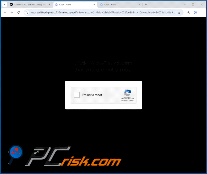 speedfixdevice.co[.]in website appearance (GIF)