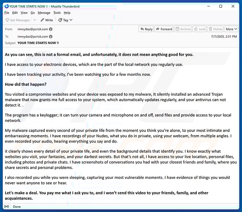 This Is Not A Formal email scam (2025-07-08)