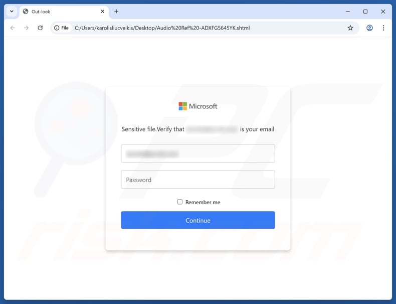 Voice Message scam email promoted phishing attachments