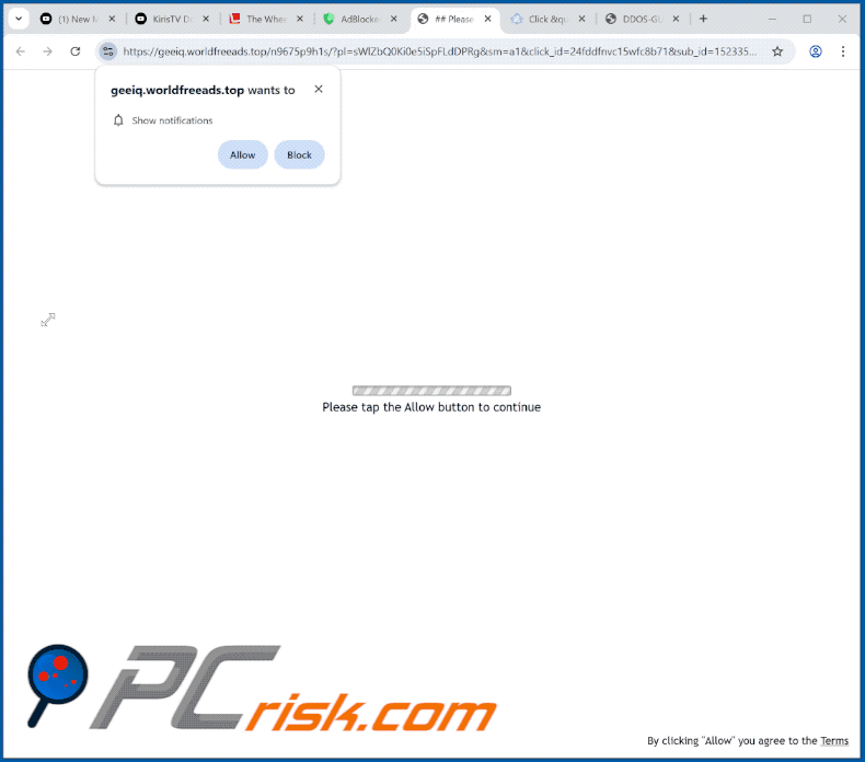 worldfreeads[.]top website appearance (GIF)