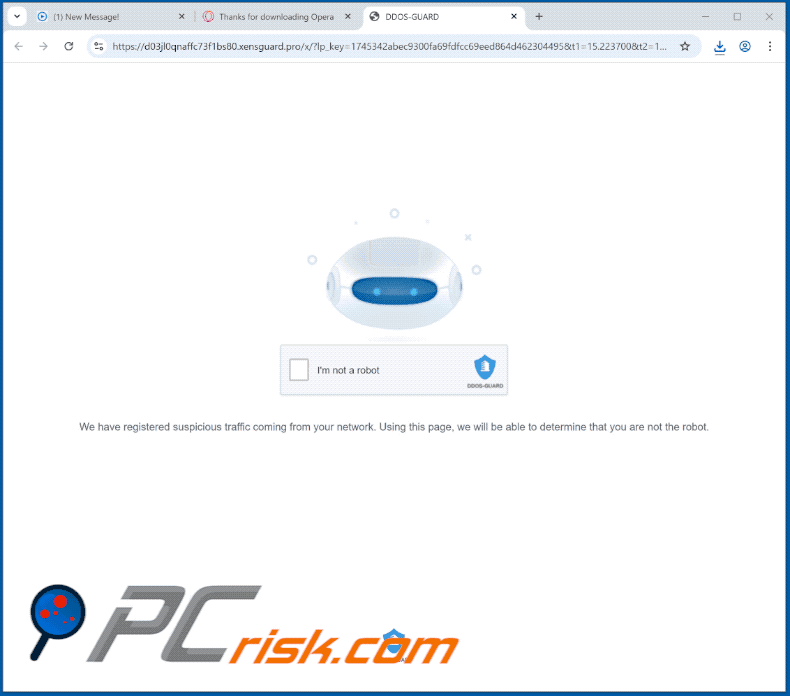 xensguard[.]pro website appearance (GIF)