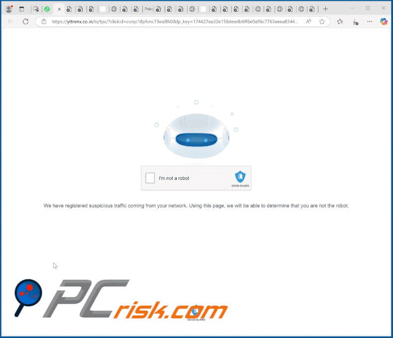 yttnmx.co[.]in website appearance (GIF)