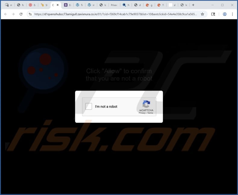 zavixnura.co[.]in ads