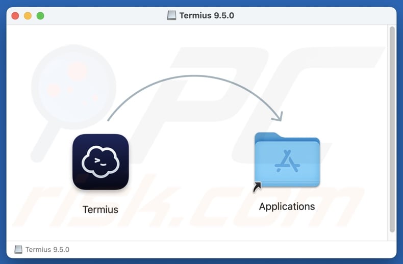 Installation setup of trojanized app containing ZuRu malware