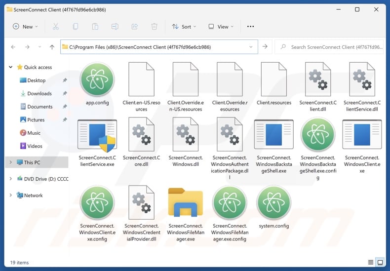 Annual Financial Review Status scam email spread software install folder