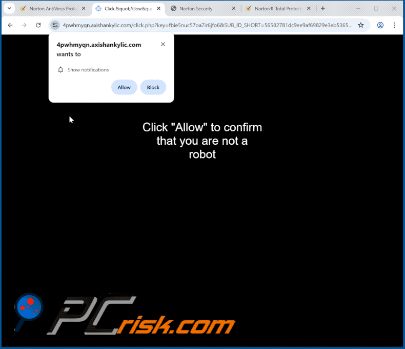 axishankylic[.]com website appearance (GIF)