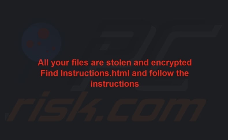 Bl@ckLocker ransomware wallpaper