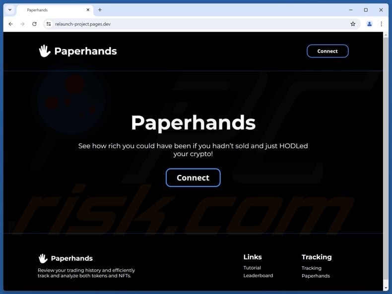 Crypto Paper Hands scam