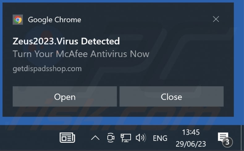 getdispadsshop[.]com notification