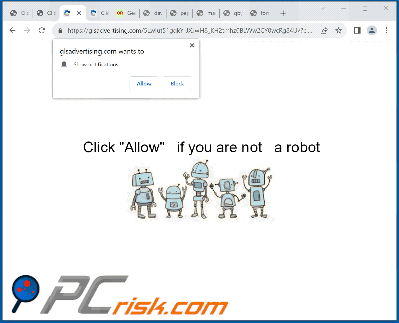 glsadvertising[.]com website appearance (GIF)