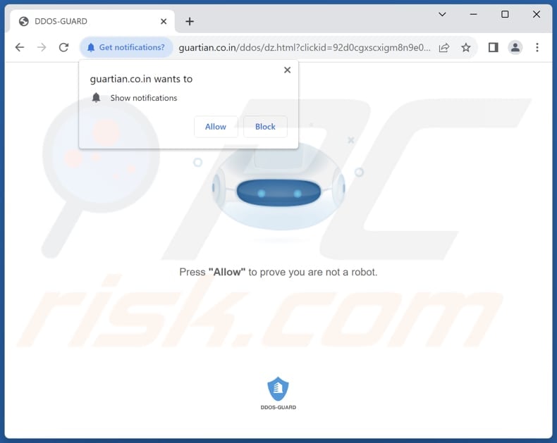 guartian.co[.]in ads