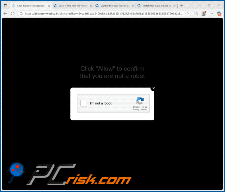 ididrophtwed.co[.]in website appearance (GIF)