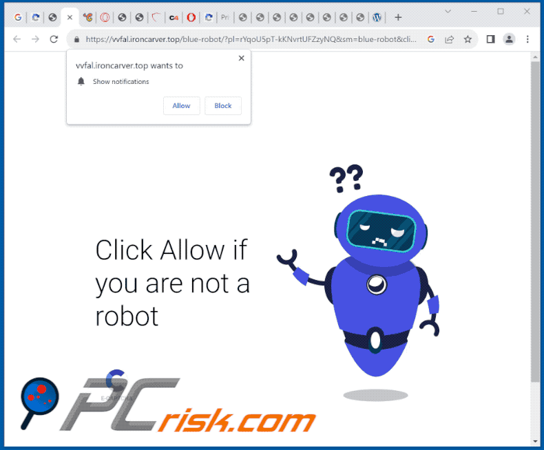ironcarver[.]top website appearance (GIF)