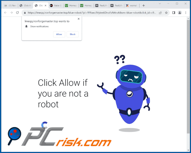 ironforgemaster[.]top website appearance (GIF)