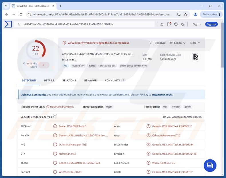JSCEAL malware
