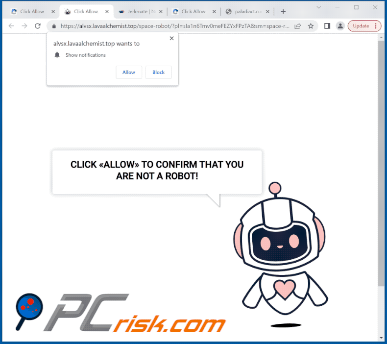 lavaalchemist[.]top website appearance (GIF)