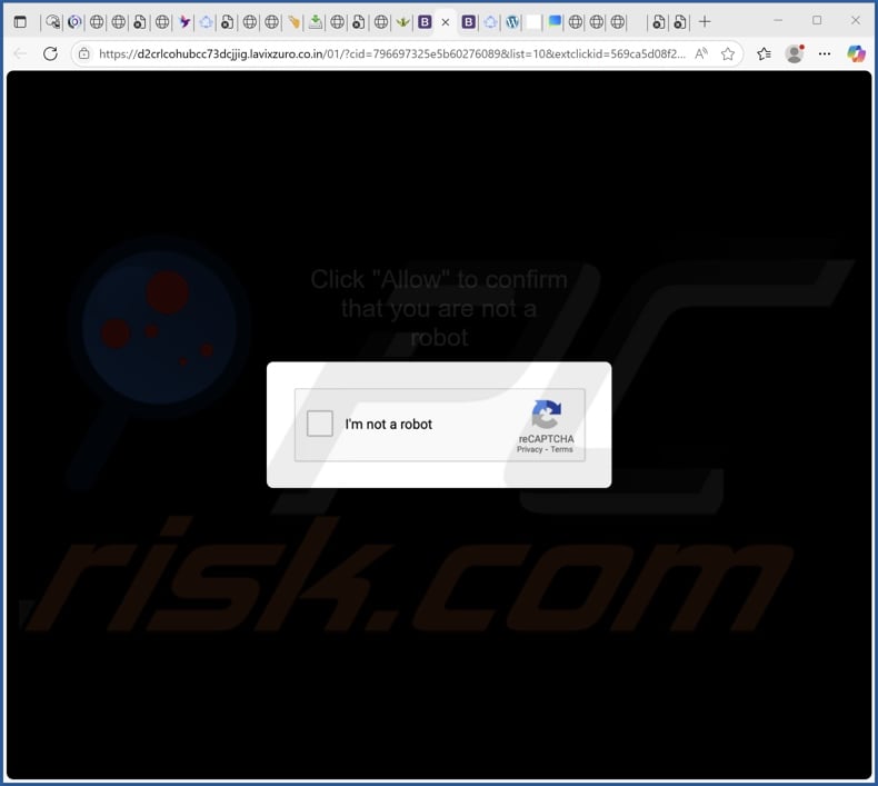 lavixzuro.co[.]in pop-up redirects