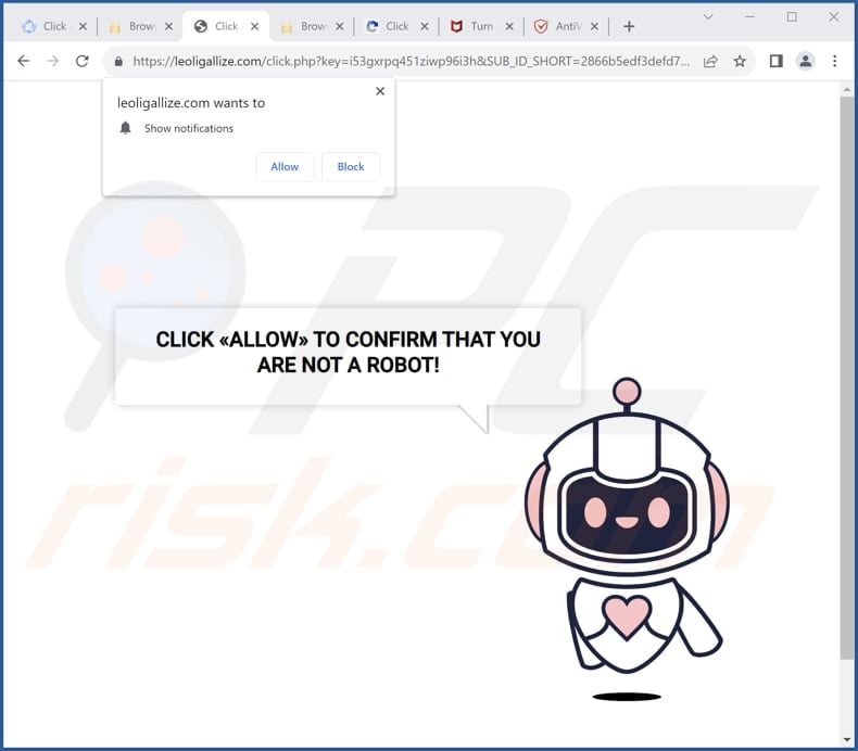 leoligallize[.]com ads