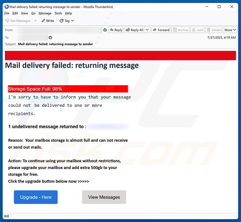 Mail Delivery Failed Email Scam (2025-08-05)