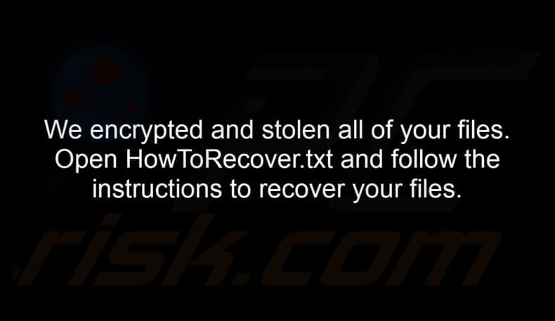 Matrix ransomware wallpaper