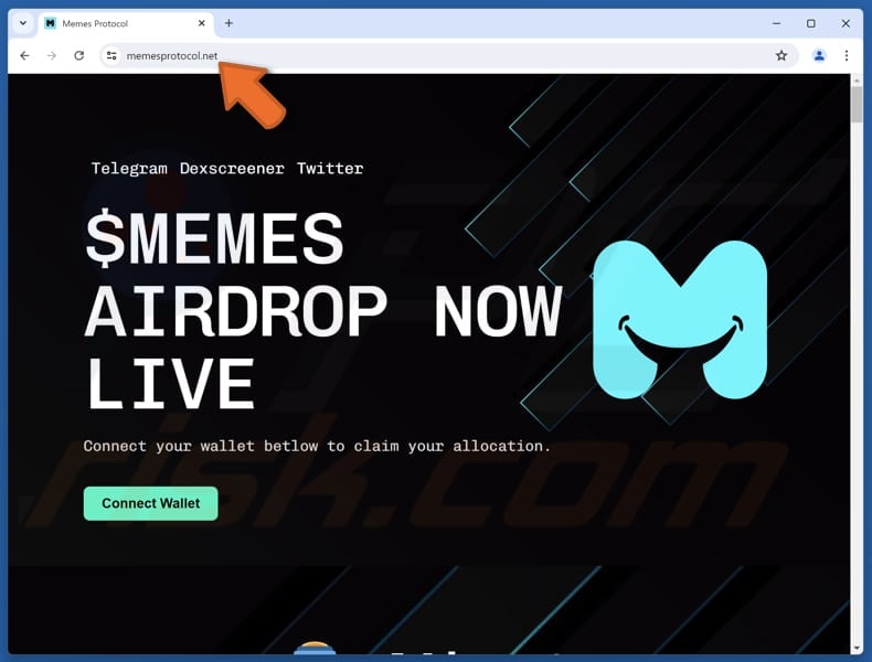 Memes Protocol ($MEMES) Airdrop scam