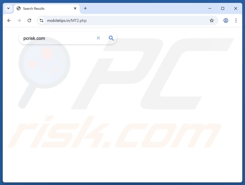 mobiletips.in browser hijacker