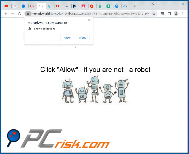 monadvworld[.]com website appearance (GIF)