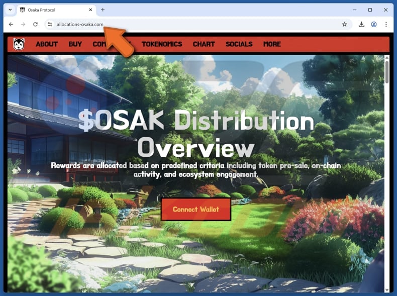 Osaka Protocol ($OSAK) Reward Distribution scam