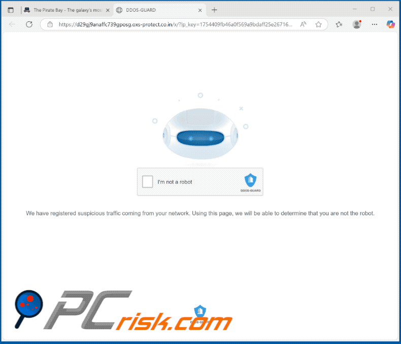 oxs-protect.co[.]in website appearance (GIF)