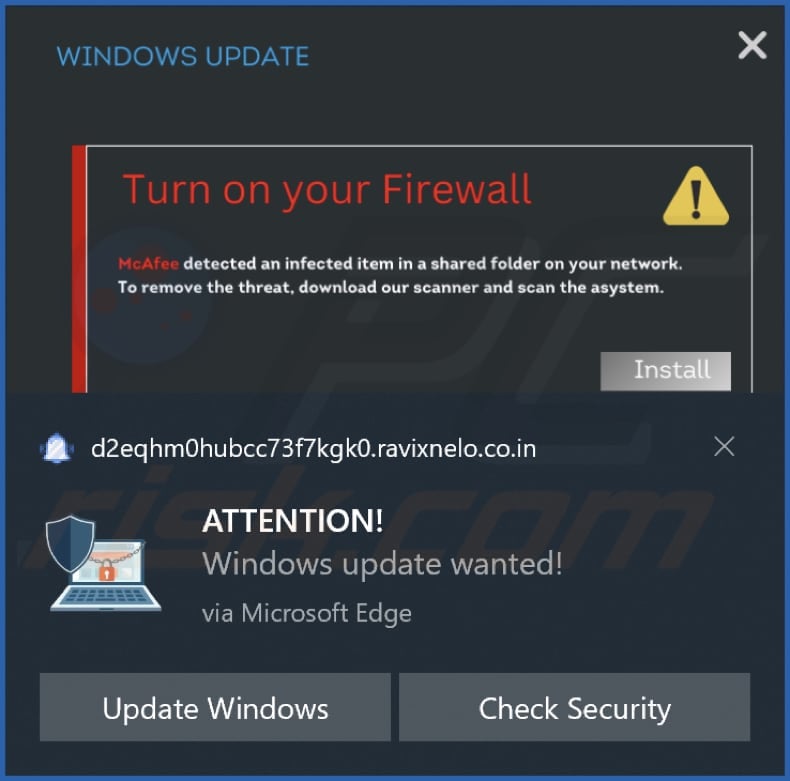 ravixnelo.co[.]in notification