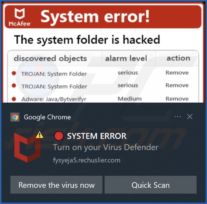 rechuslier[.]com notification