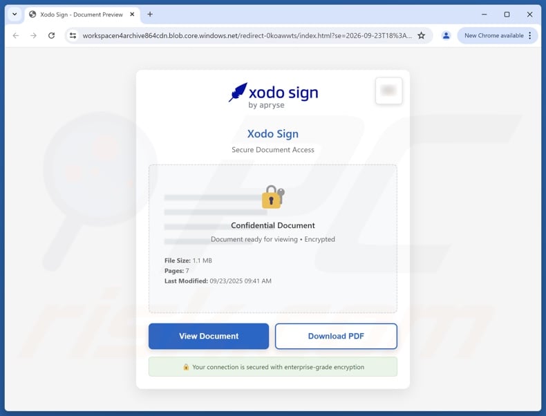 ACH-EFT Processing Documents Verified scam email promoted phishing site