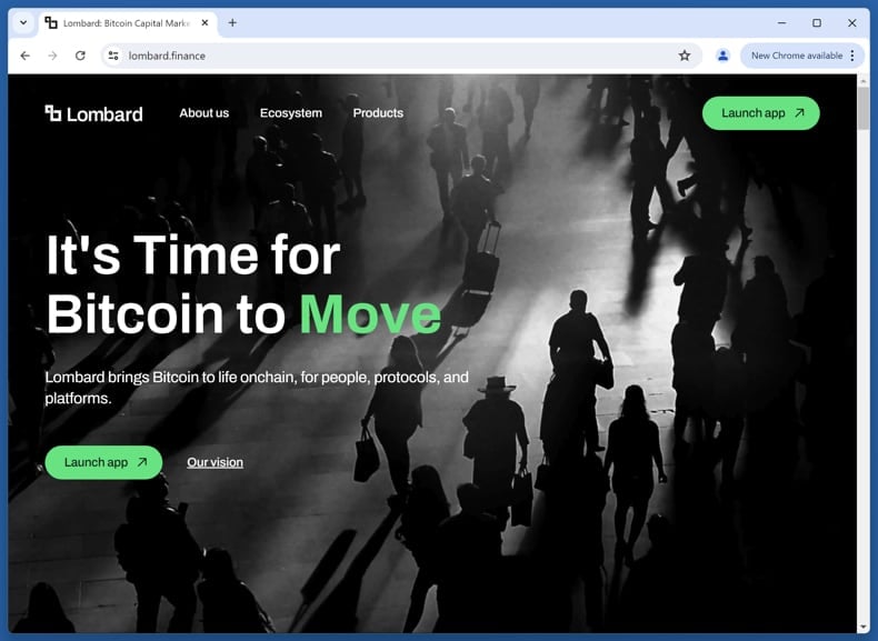 Claim Lombard ($BARD) scam real website (lombard.finance)
