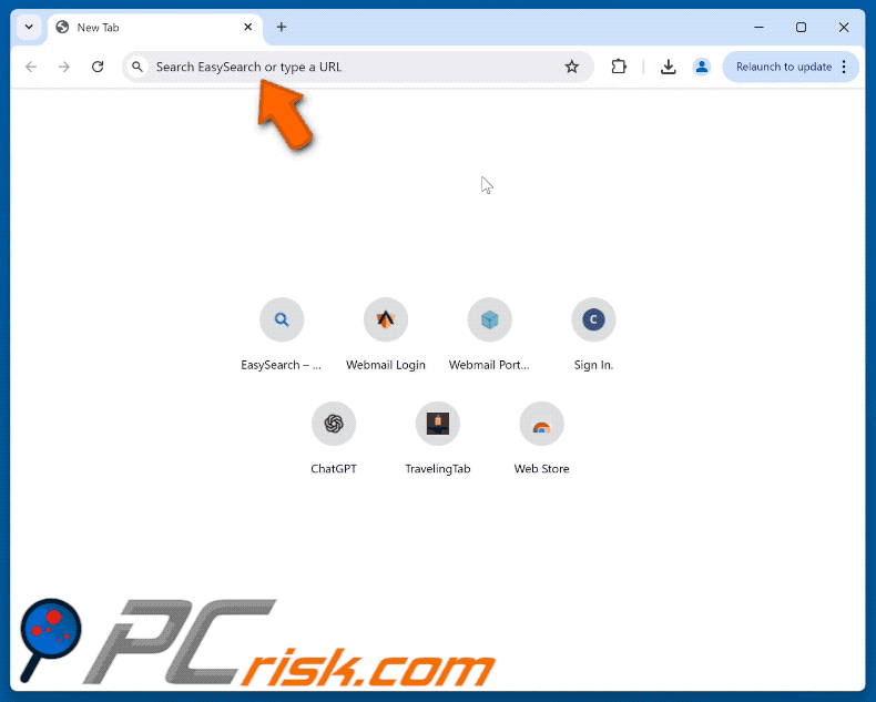 easy-search.pro redirects to bing.com