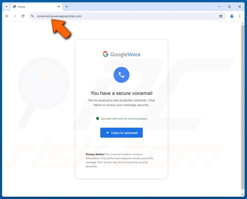 Google Voice scam