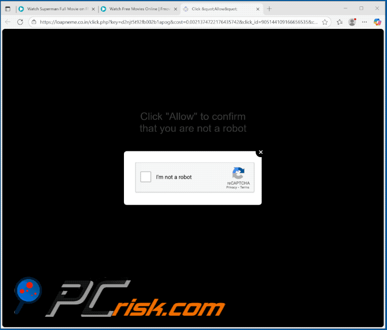 loapneme.co[.]in website appearance (GIF)