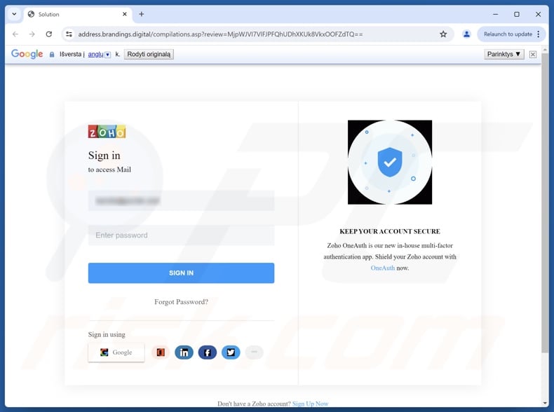 Messages Awaiting Your Attention scam email promoted phishing site