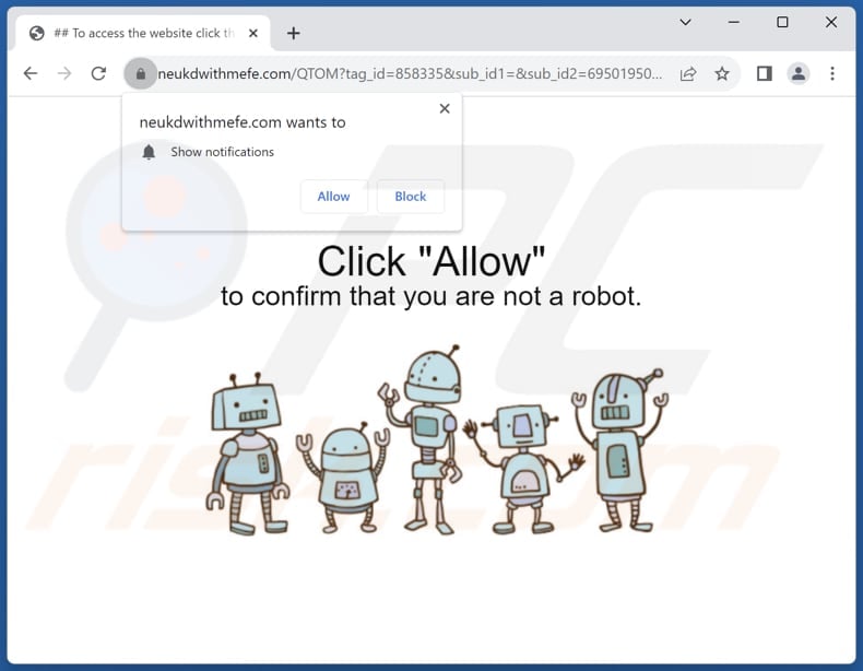 neukdwithmefe[.]com ads