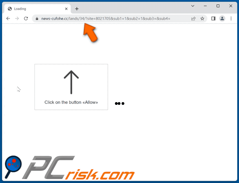 news-cufohe[.]cc website appearance (GIF)