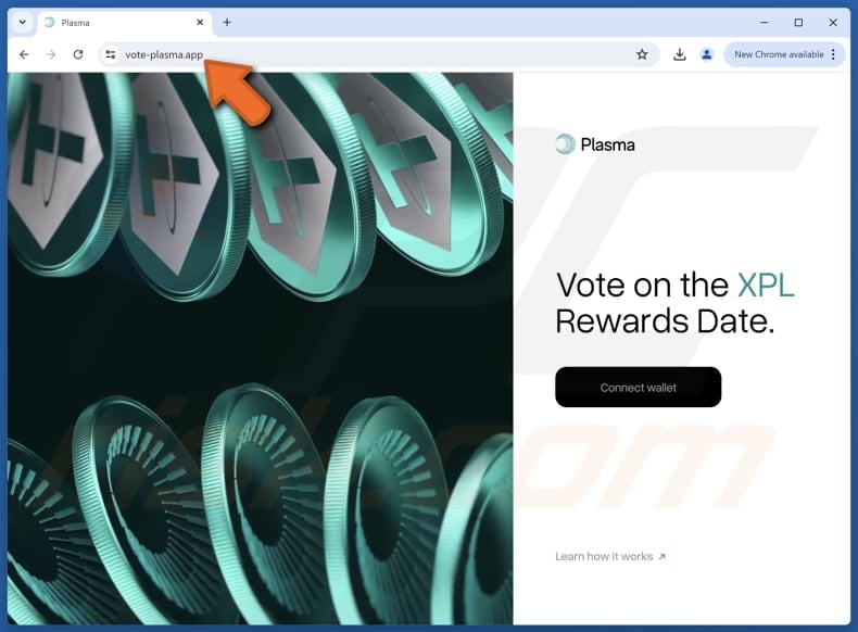 Plasma (XPL) Rewards scam