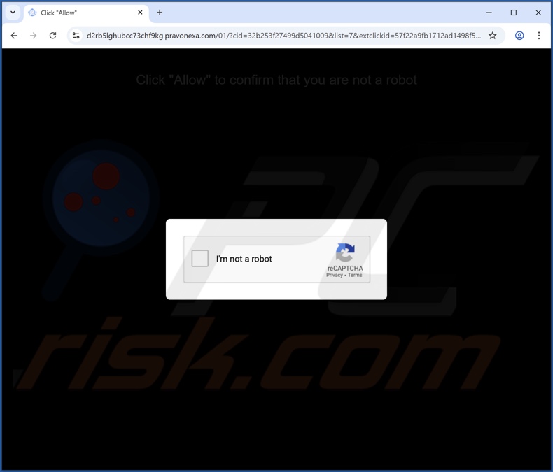 pravonexa[.]com pop-up redirects