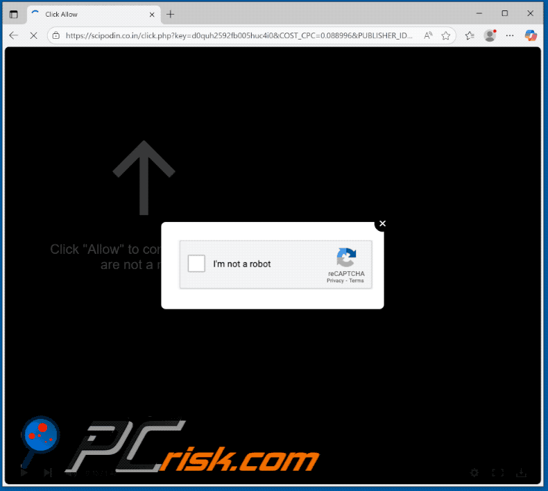 scipodin.co[.]in website appearance (GIF)