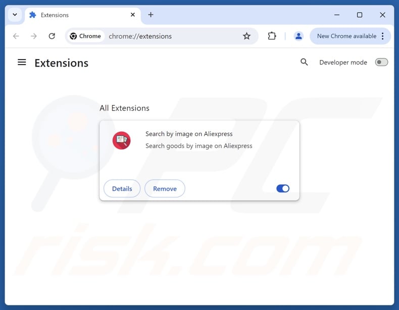 Removing unwanted ads from Google Chrome step 2
