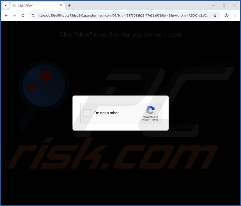 spanchaintech[.]com pop-up redirects