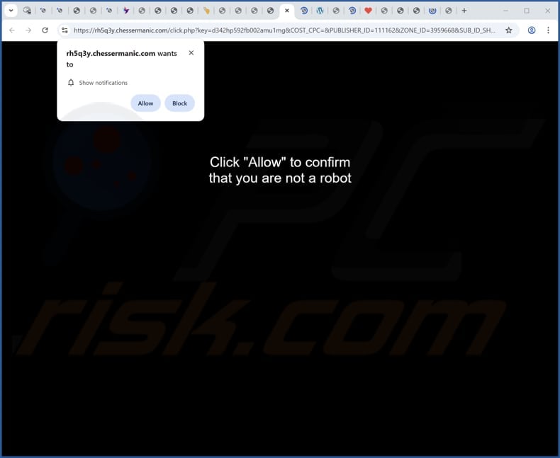 chessermanic[.]com ads