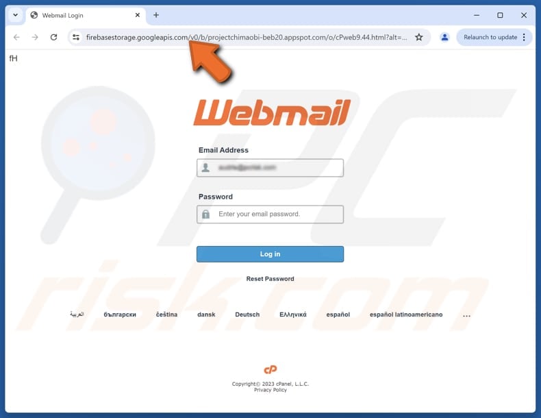 Closing All Roundcube Version Users Without DNS Email Scam fake site