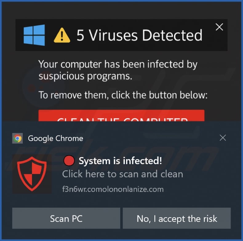 Ad delivered by the comolononlanize[.]com webpage
